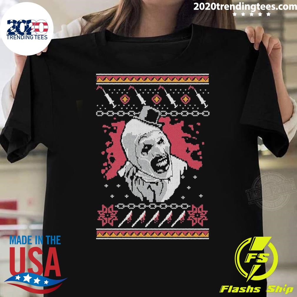 Funny Terrifier Winter Killerland Crewneck T-shirt