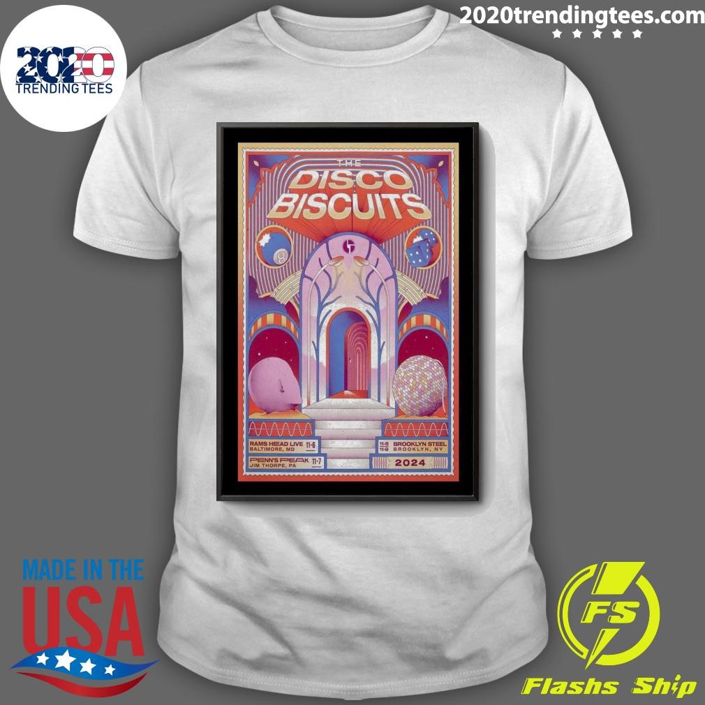 Funny The Disco Biscuits 4 Nights Run On Nov 6-9 2024 Show Shirt