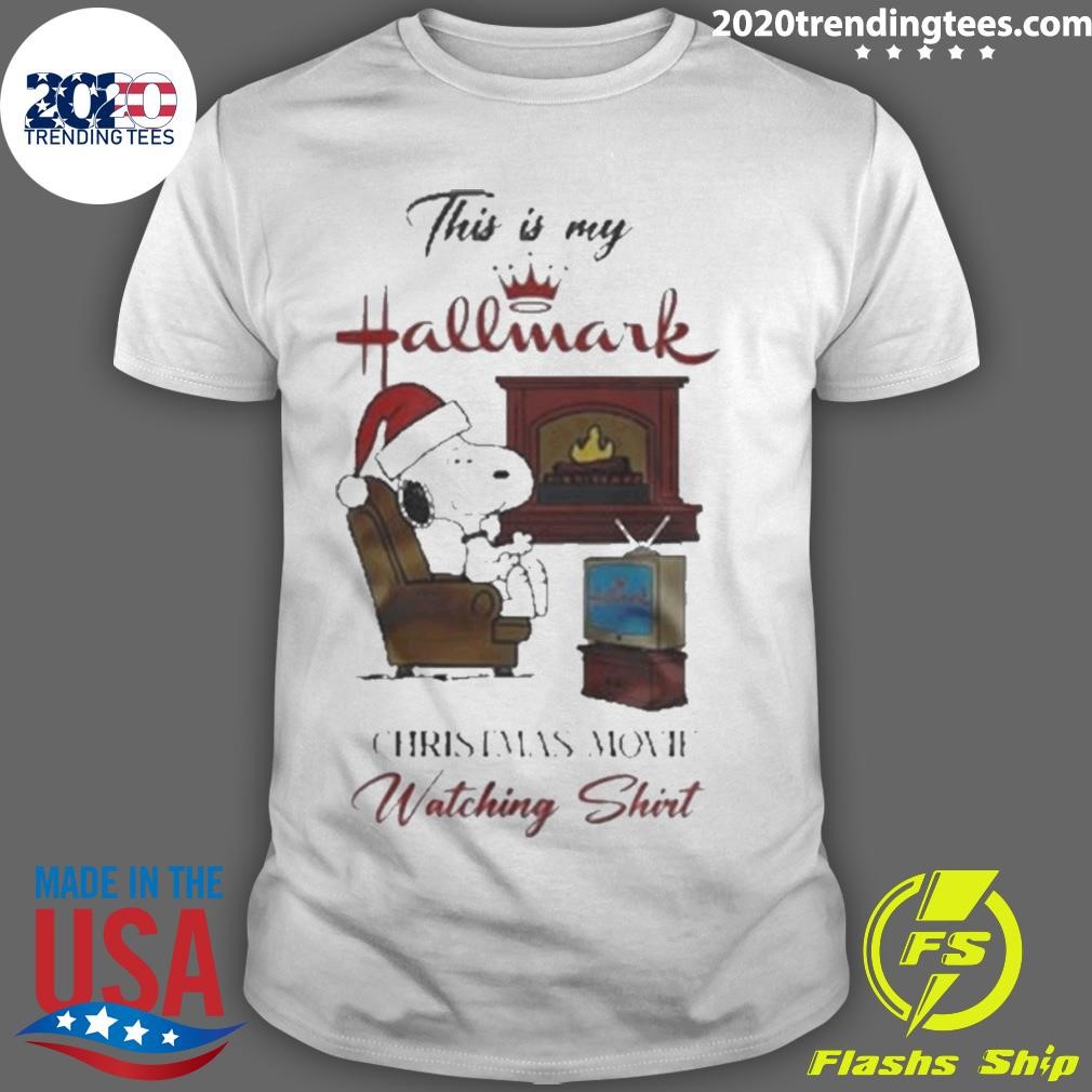 Funny This Is My Hallmark Christmas Movie Watching’ T-shirt