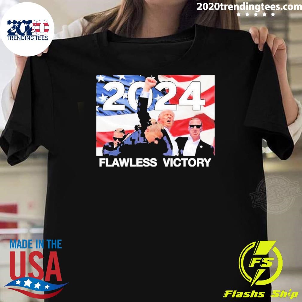 Funny Trump 2024 Flawless Victory T-Shirt