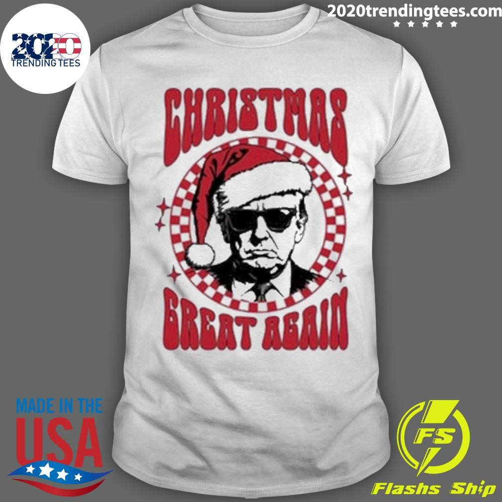 Funny Trump Christmas Great Again 2024 T-shirt