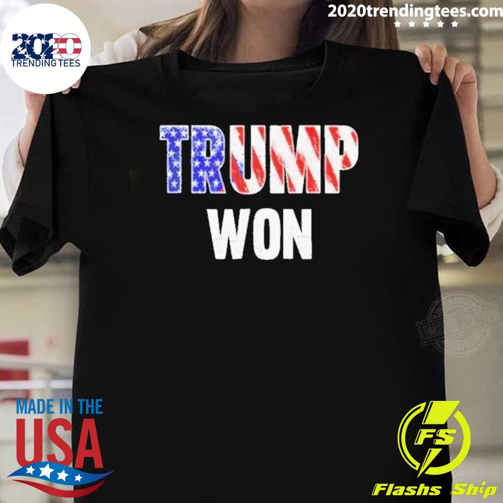 Funny Trump Won 287 President 2024 T-shirt