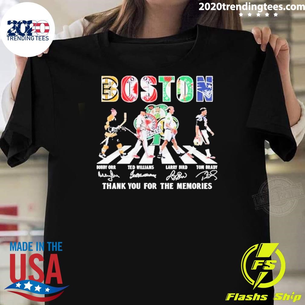 Nice Boston Bruins Boston Red Sox Boston Celtics New England Patriots 2024 T-shirt