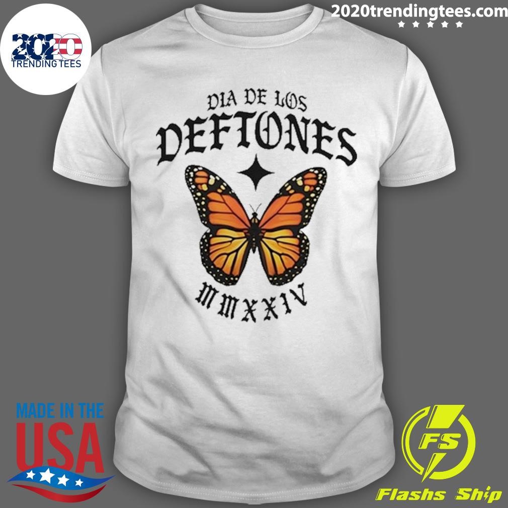 Nice Dia De Los Deftones Mmxxiv Monarch T-shirt