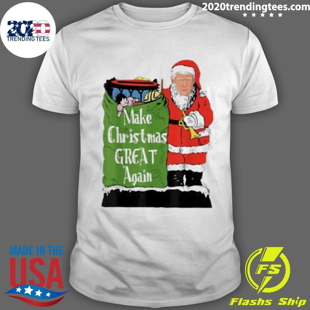 Nice Donald Trump Christmas, Make Christmas Great Again T-shirt