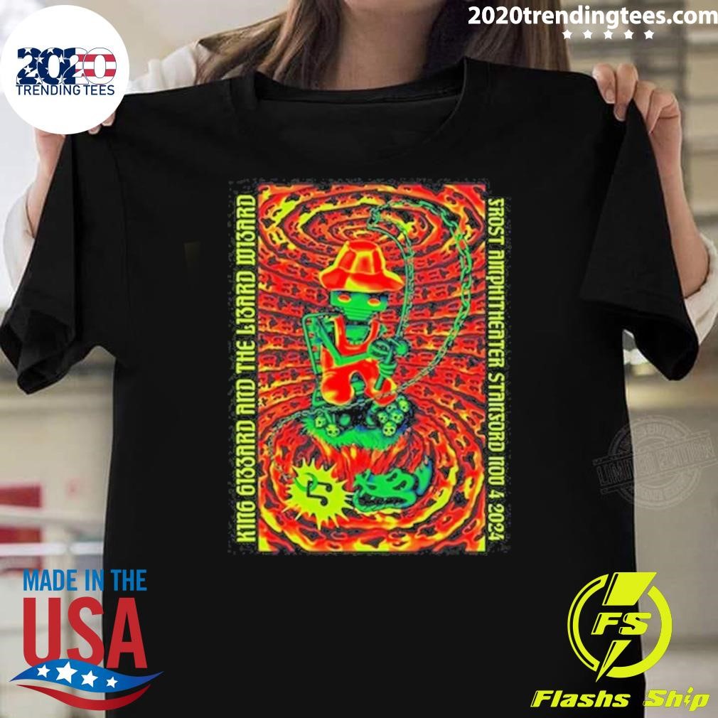 Nice Event Tee King Gizzard And The Lizard Wizard Frost Amphitheater 04 Nov 2024 In Stanford, CA At Stanford T-shirt