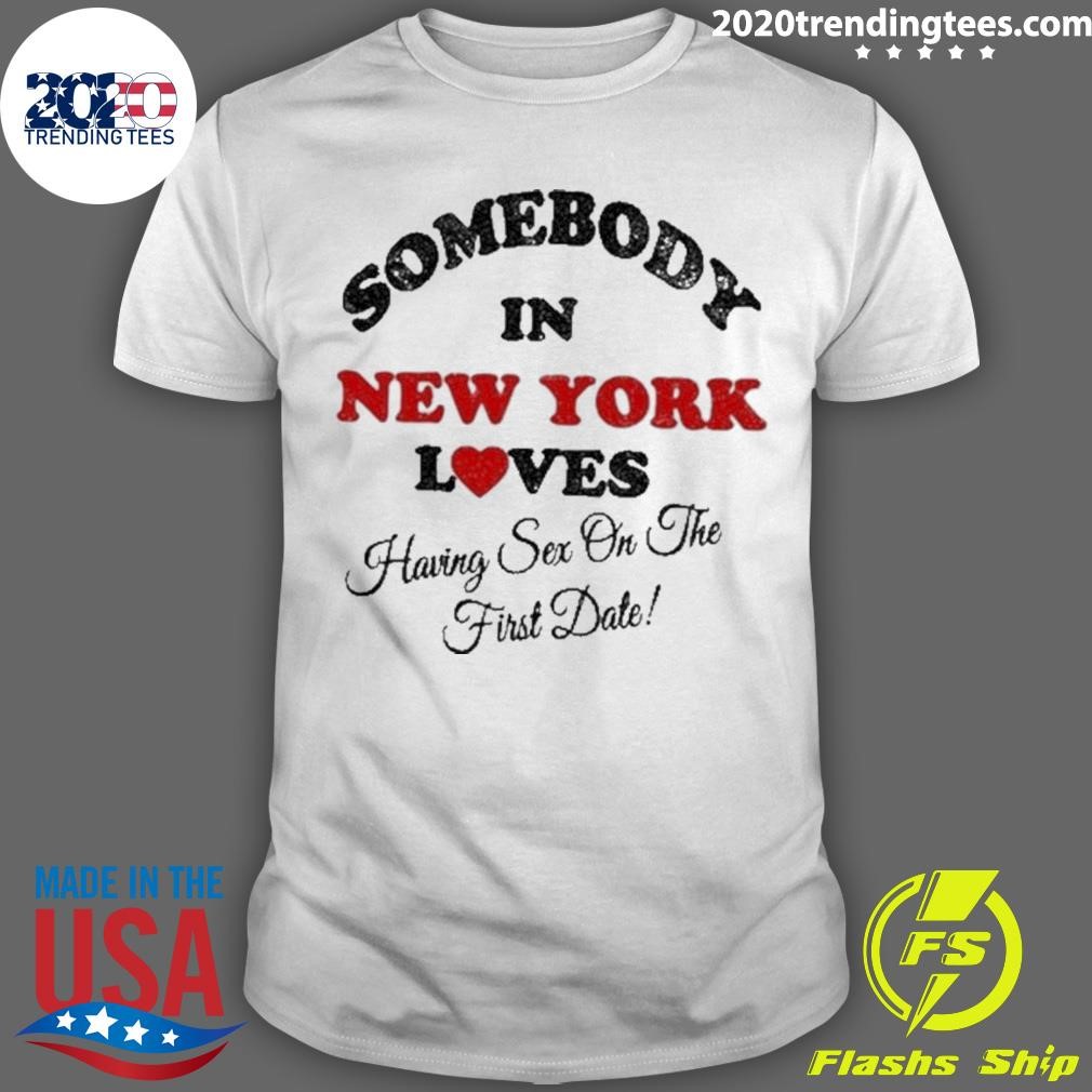 Nice Ice Spice Wearing Somebody In New York Loves Having Sex On The First Date 2024 T-shirt