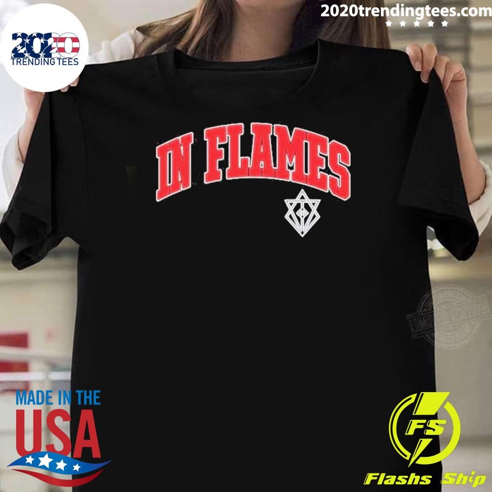 Nice In Flames Collegiate Logo 2024 T-shirt