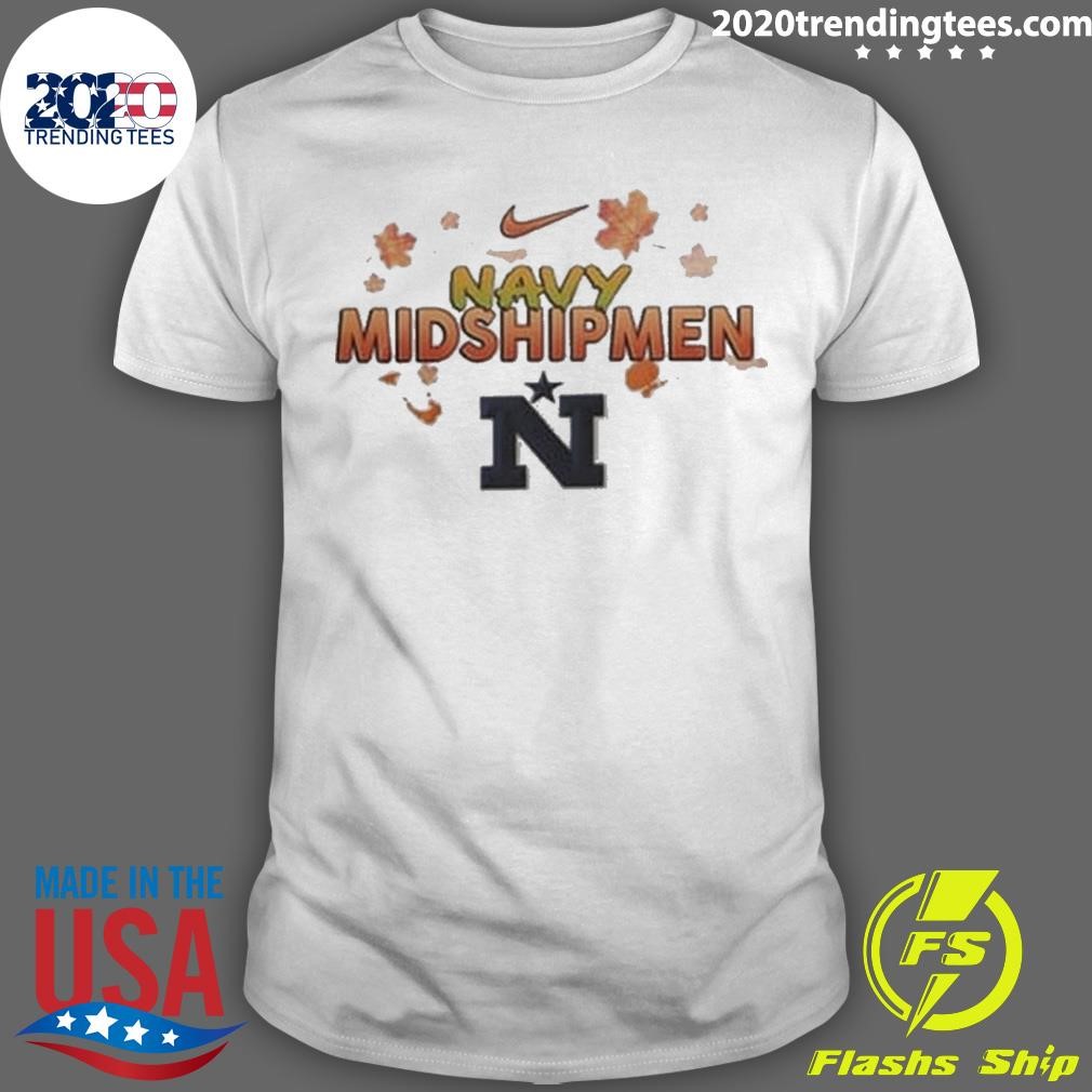 Nice Nike Navy Midshipmen Turkey Touchdown I Gotta Believe T-shirt