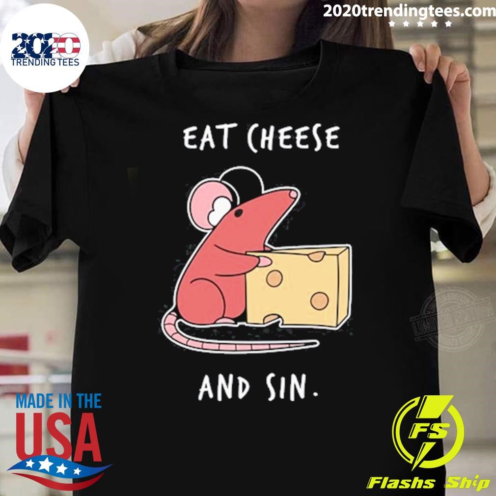 Nice Pirate Software Wearing Eat Cheese And Sin 2024 T-shirt