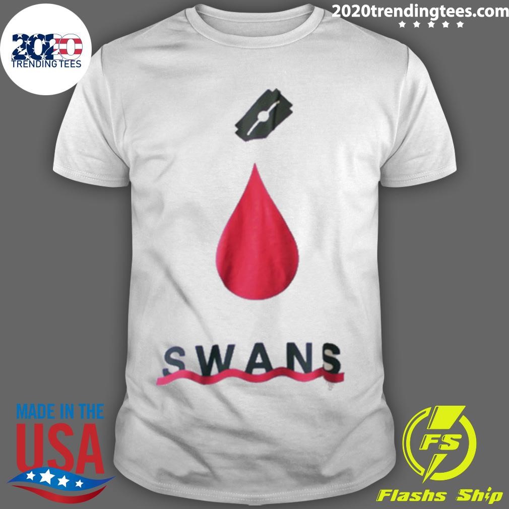 Nice Razor Blood Swans T-Shirt