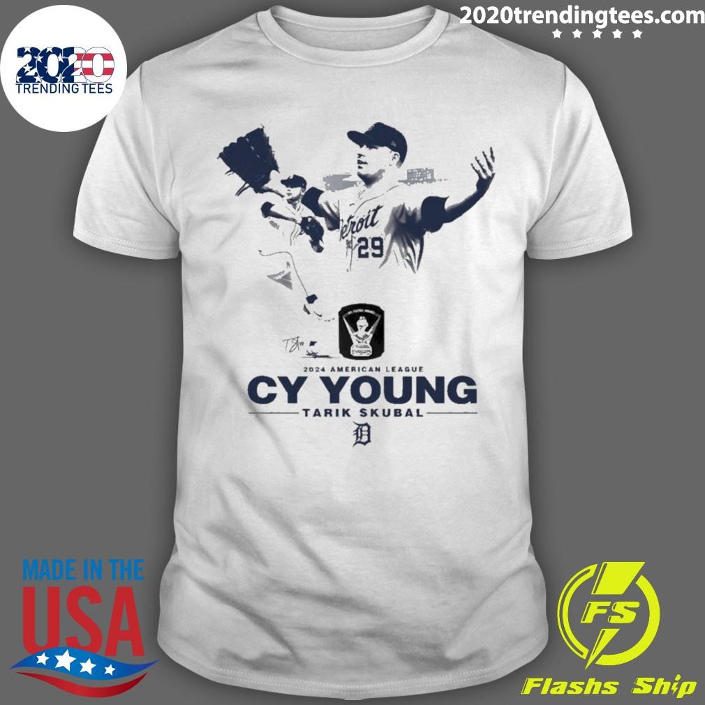 Official 2024 American League Cy Young Award Winner Tarik Skubal T-Shirt