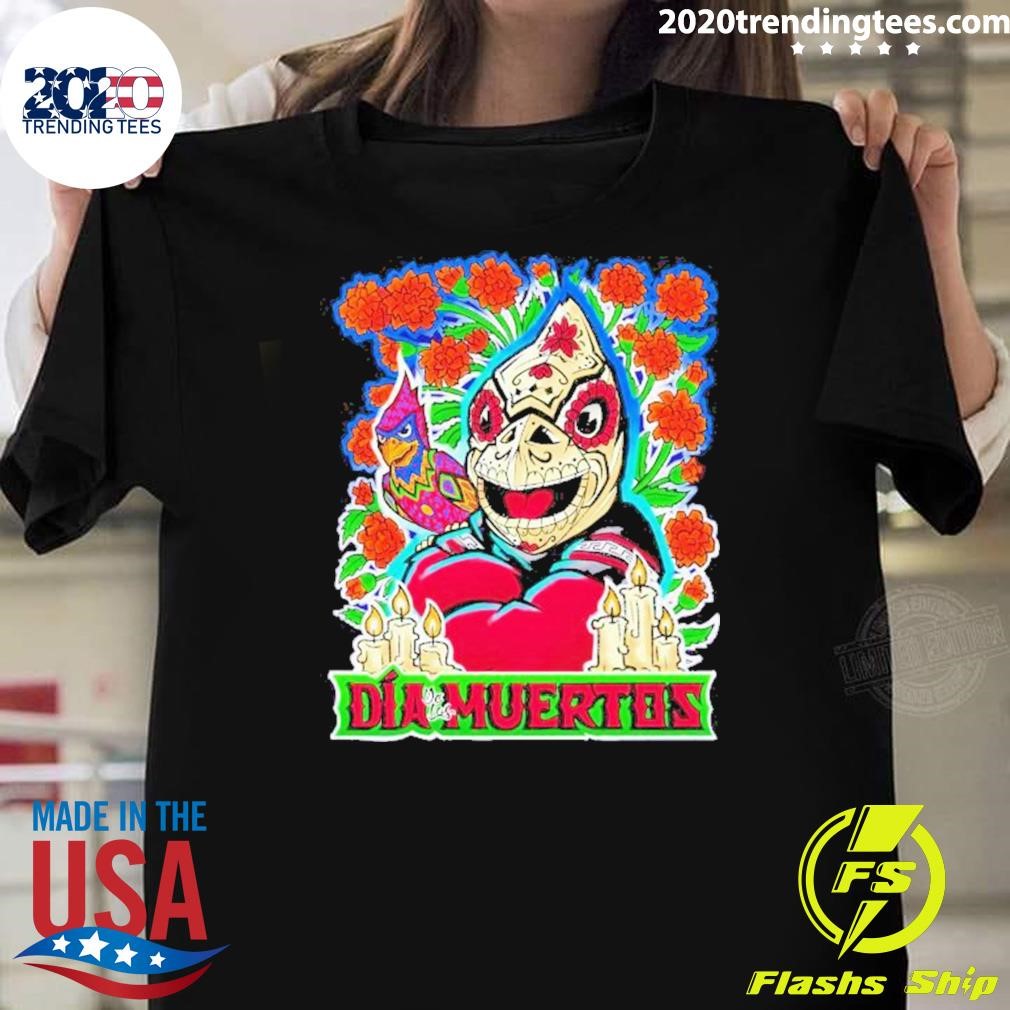 Official Arizona Cardinals Día de Muertos 2024 T-shirt