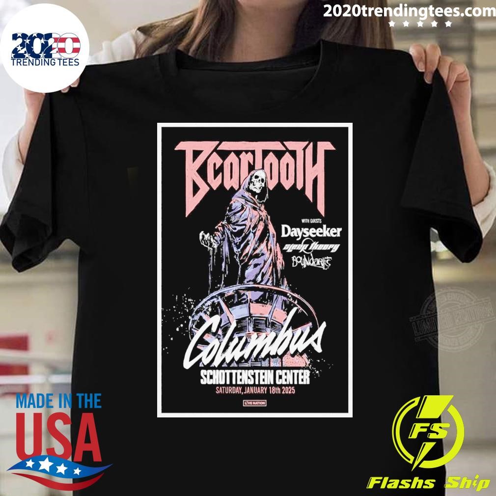 Official Beartooth Schottenstein Center in Columbus OH Jan 18 2025 Tour T-shirt