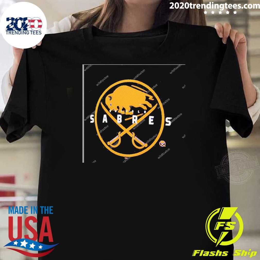 Official Buffalo Sabres Coordinate Logo T-shirt