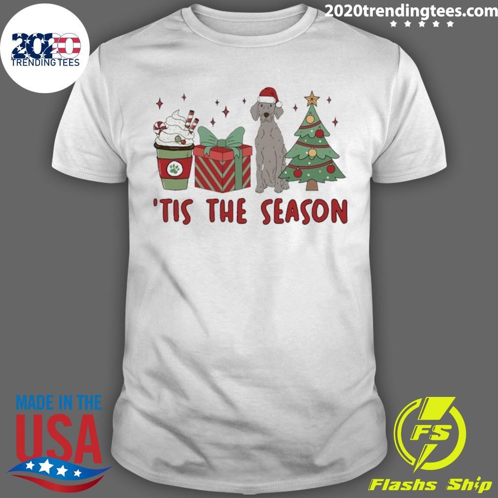 Official Christmas Tis The Season Winter Dog Holiday 2024 T-shirt