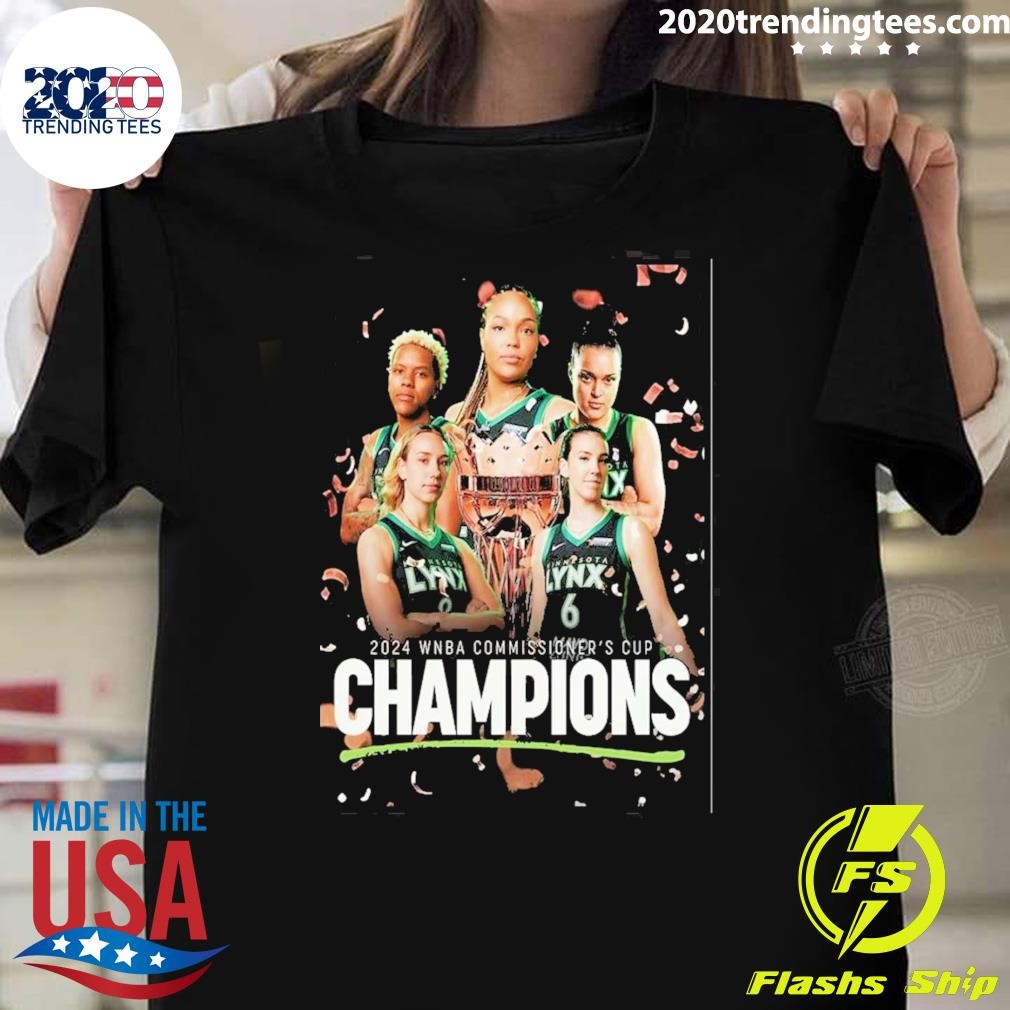 Official Congrats Minnesota Lynx 2024 Champions Wnba Commissioner’s Cup T-shirt