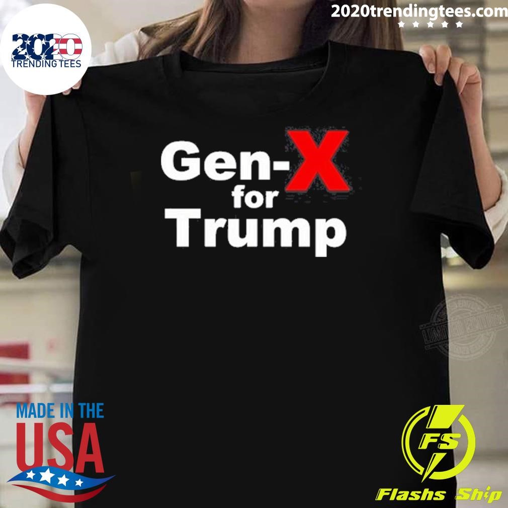 Official Gen-X For Trump 2024 T-shirt