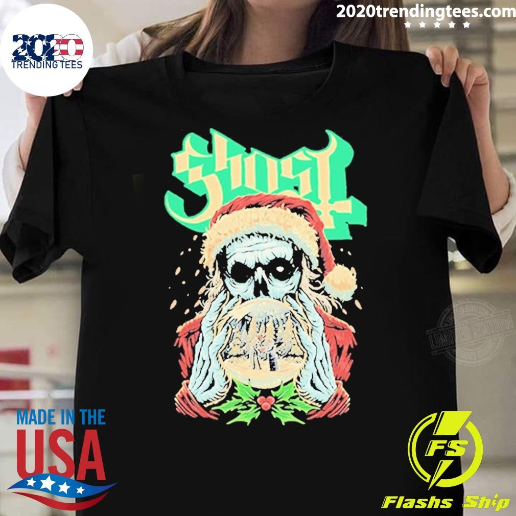 Official Ghost Snow Globe 2024 T-shirt