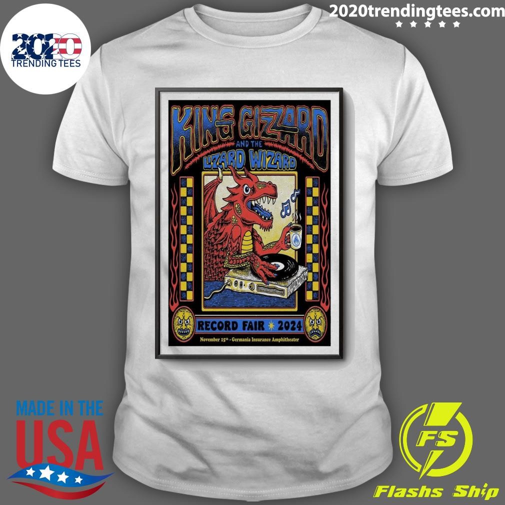 Official King Gizzard And The Lizard Wizard November 15 2024 Austin TX T-shirt