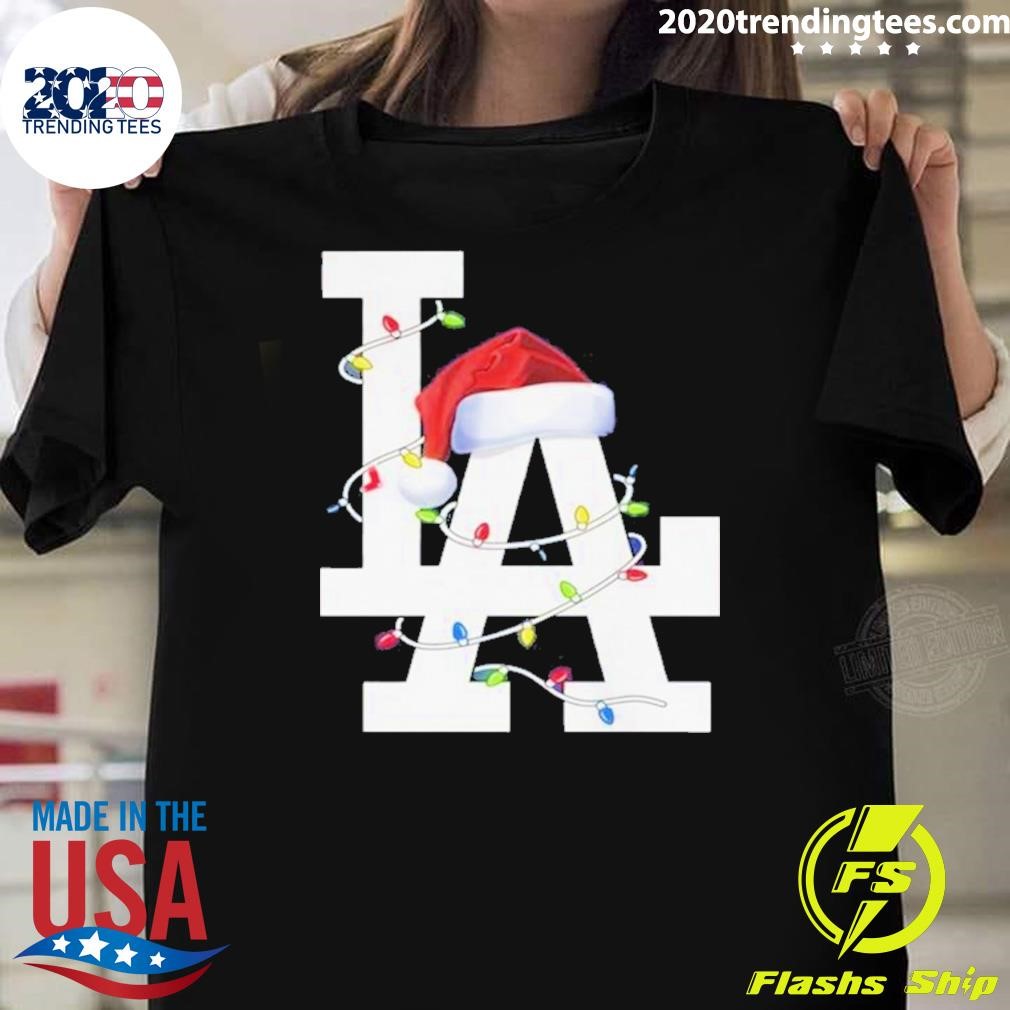 Official Los Angeles Dodgers Merry Christmas For All T-shirt