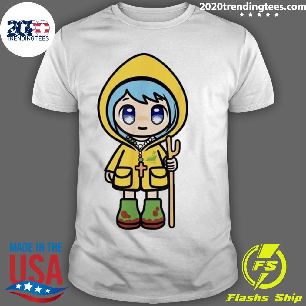 Official Luce Catholic Pilgrim Anime Mascot Of The 2025 Jubilee T-shirt