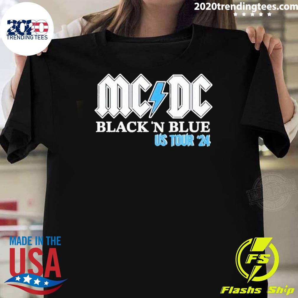 Official Mcdc Black ‘N Blue Us Tour 24 T-Shirt