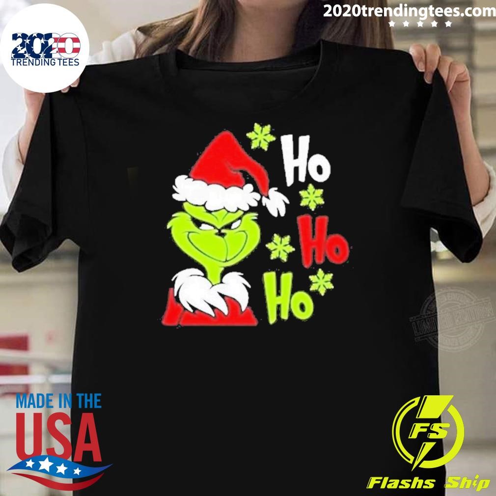 Official Merry Grinchmas Ho Ho Ho Christmas 2024 T-Shirt