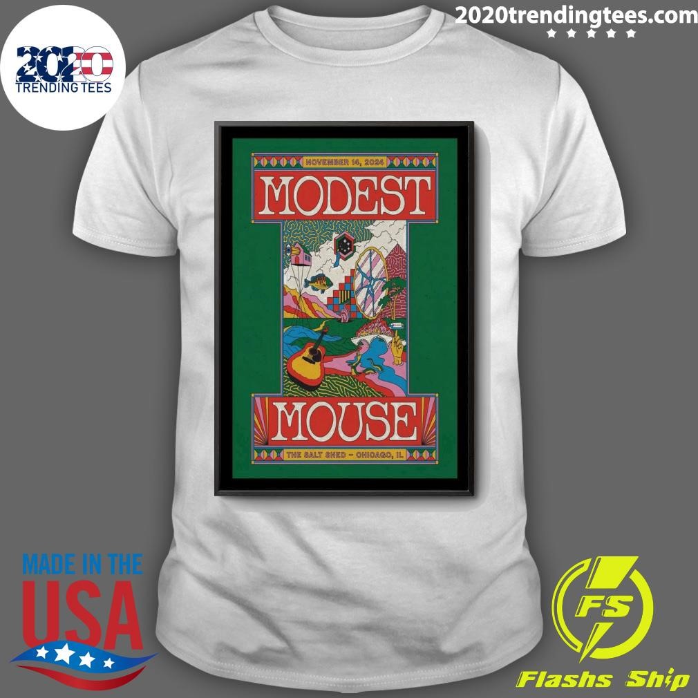 Official Modest Mouse in Chicago IL Nov 14 2024 Tour T-shirt