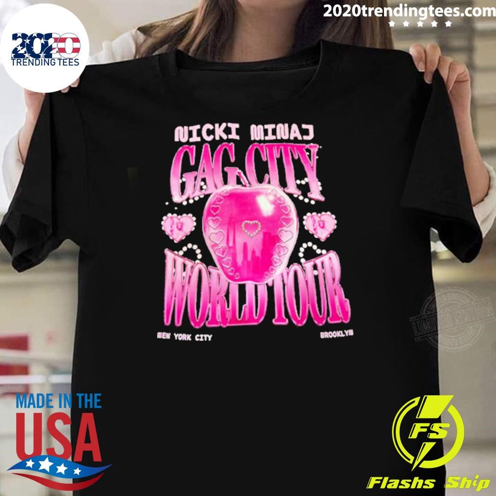 Official Nicki Minaj GaG City World Tour 2024 T-Shirt