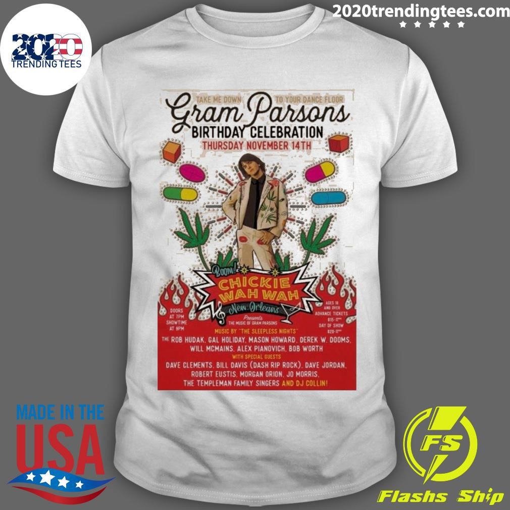 Official Parsons Birthday Bash New Orleans LA November 14 2024 T-shirt