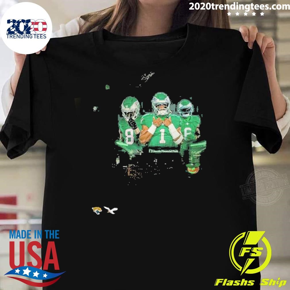 Official Philadelphia Eagles vs Jacksonville Jaguars 2024 Game Day Lincoln Financial Field T-shirt