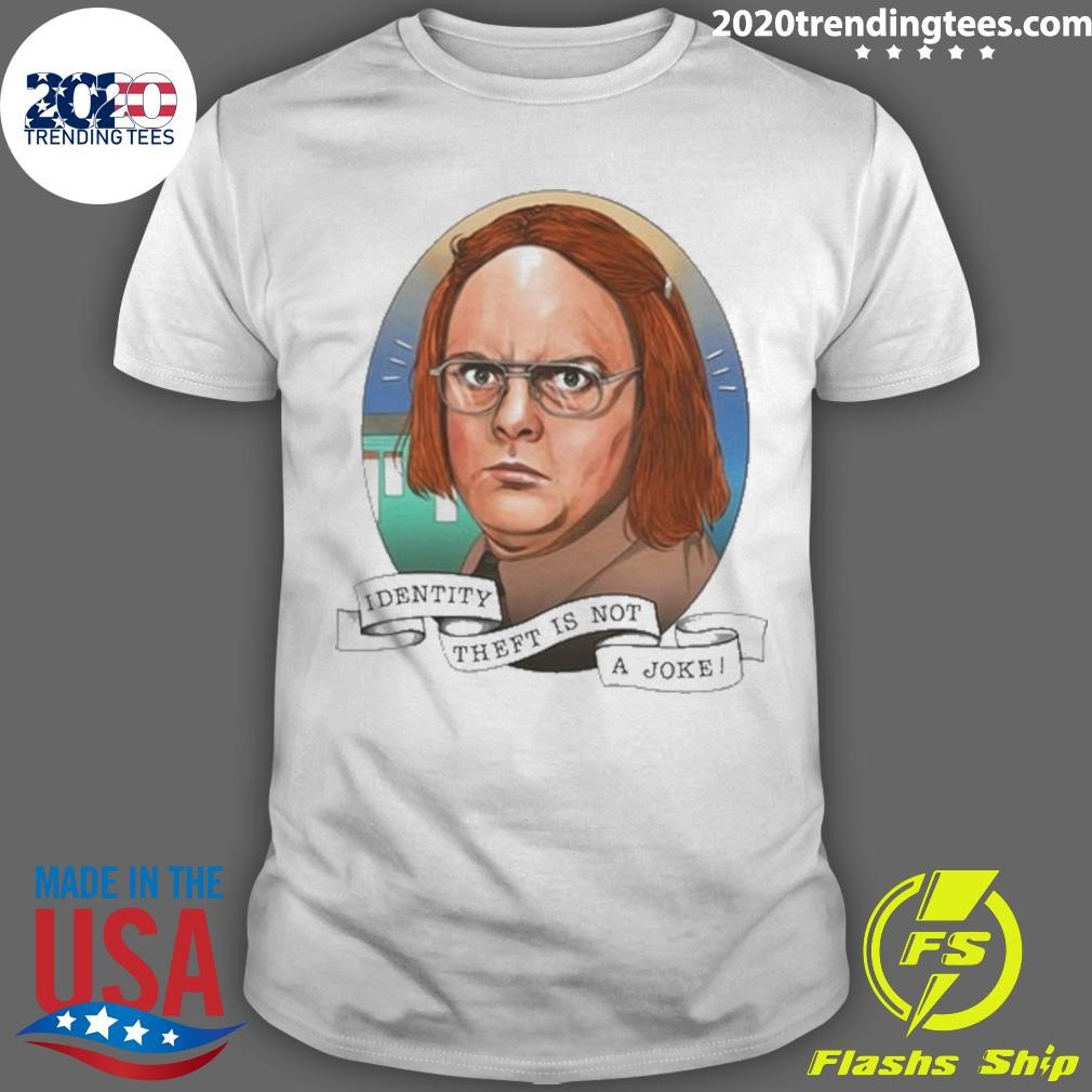 Official Rainn Wilson Identity Theft Is Not A Joke T-shirt