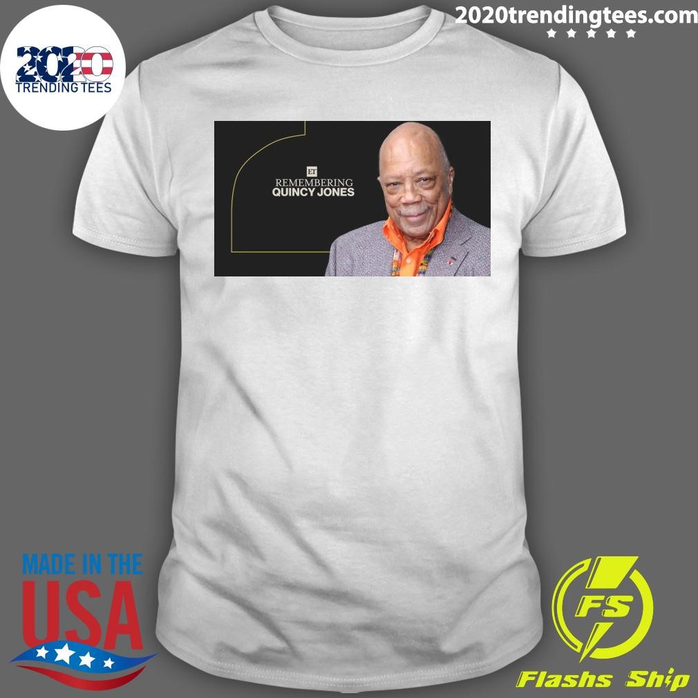 Official Remembering Quincy Jones T-shirt