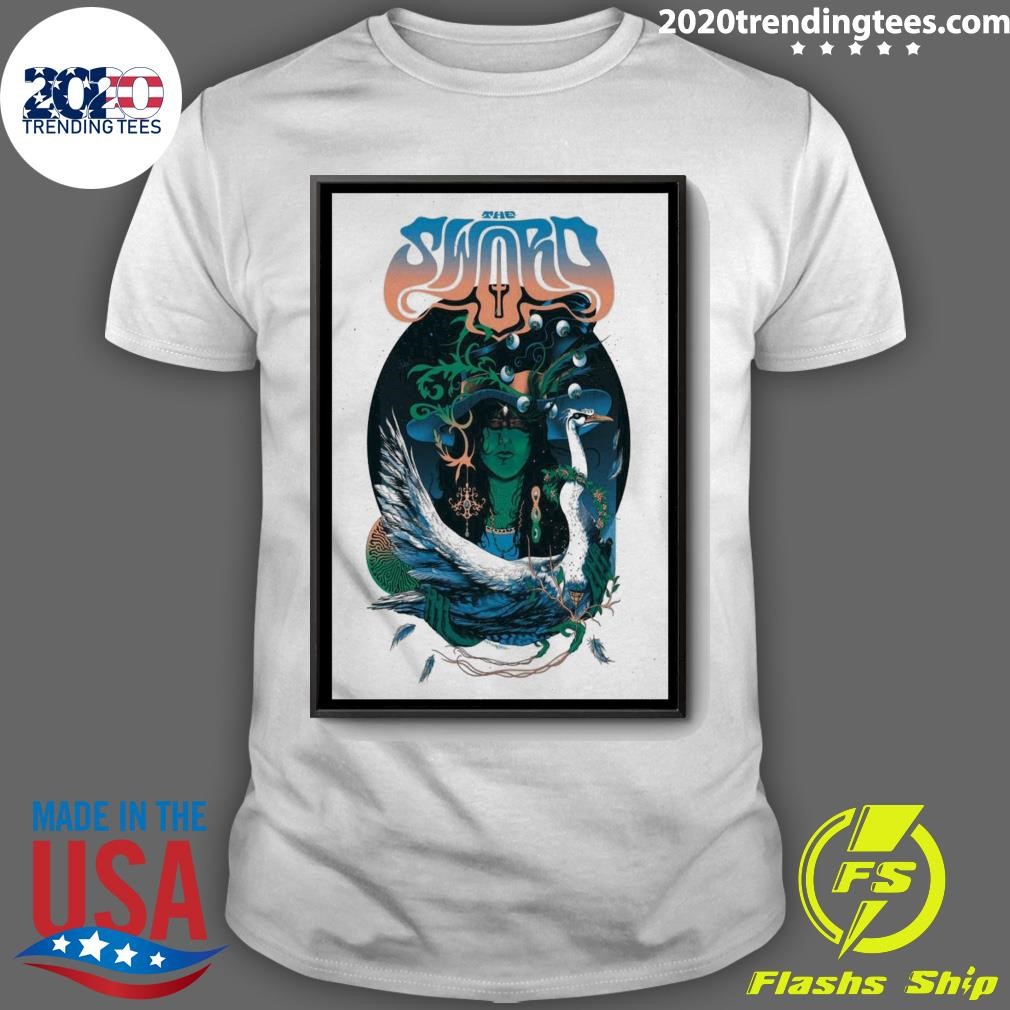 Official Show The Sword Poster At Levitation Tres Brujas Nov 03 2024 Tks Kowshill T-shirt