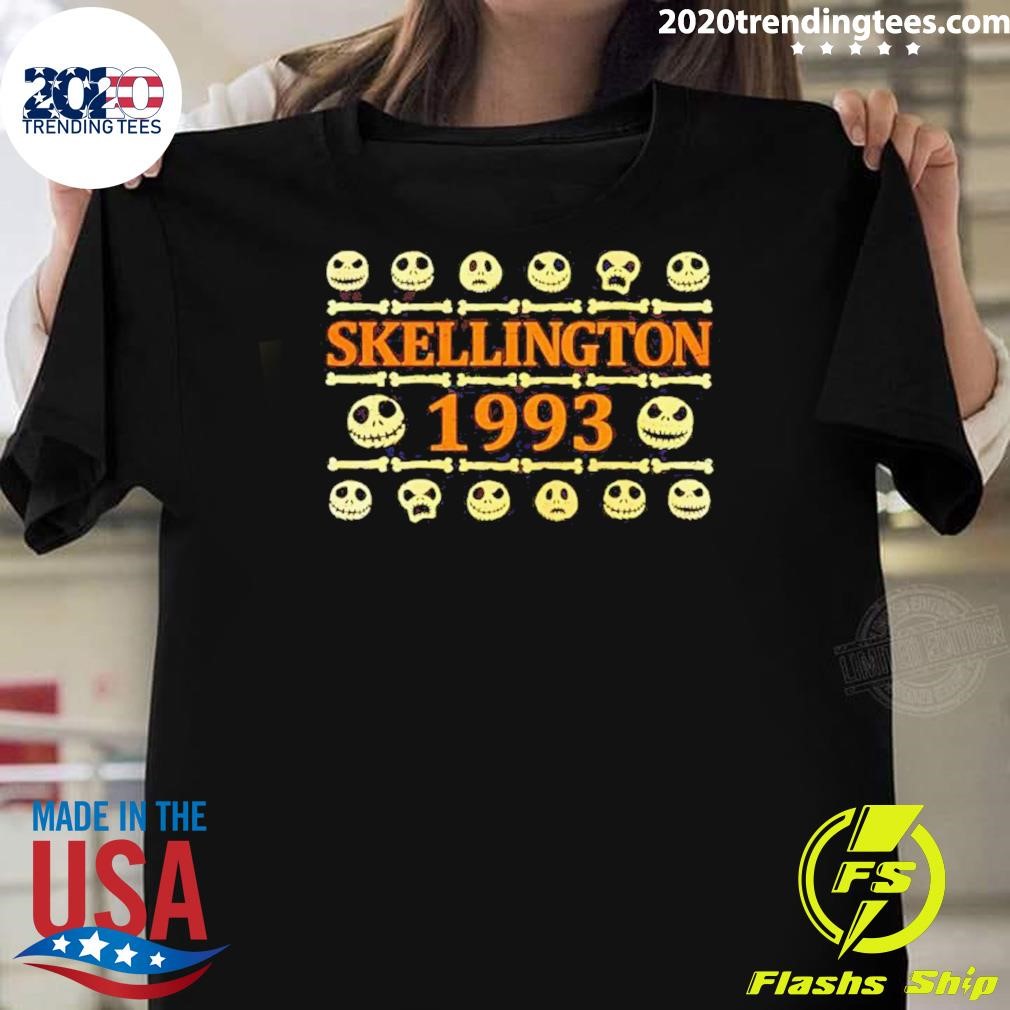 Official Skellington 1993 The Nightmare Before Christmas 2024 T-shirt