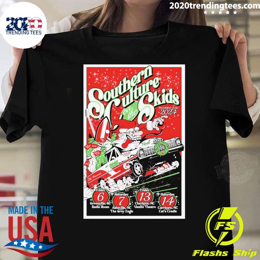 Official Southern Culture On The Skids December Tour 2024 T-shirt