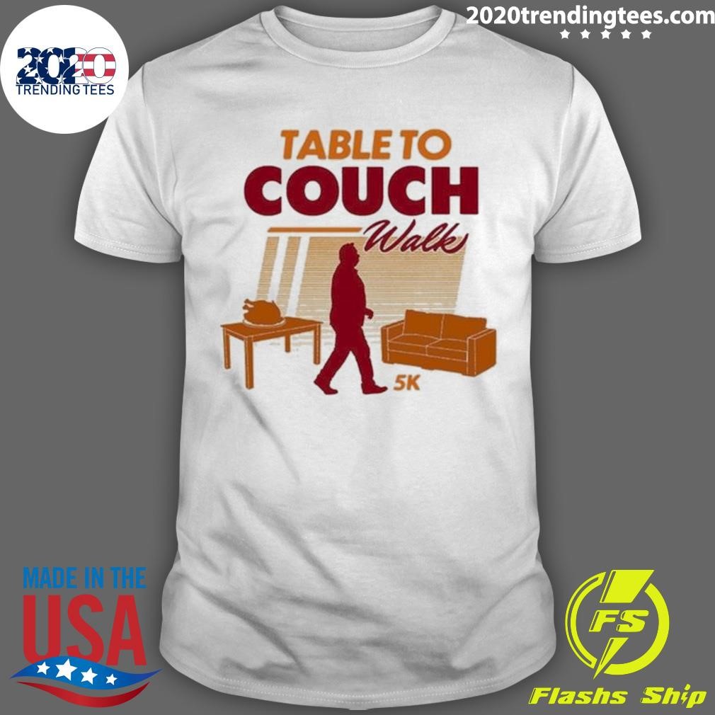 Official Table To Couch 5K Thanksgiving 2024 T-shirt