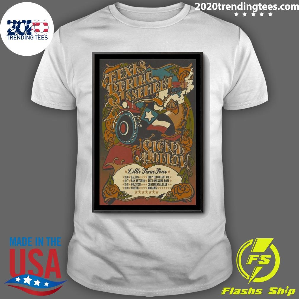 Official Texas String Assembly & Sicard Hollow Little Texas November 2024 Tour T-shirt