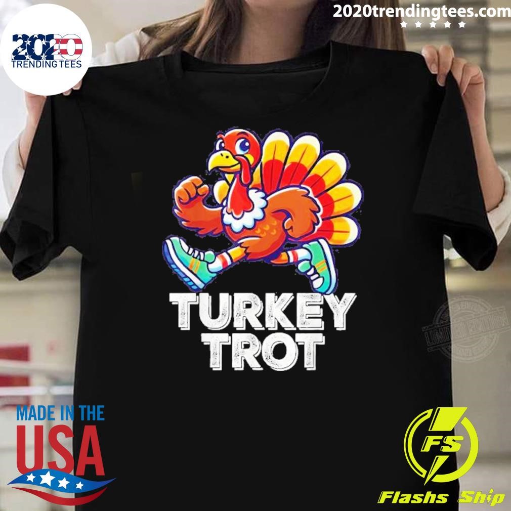 Official Thanksgiving Turkey Running Outfit Gear Costume Turkey Trot T-Shirt