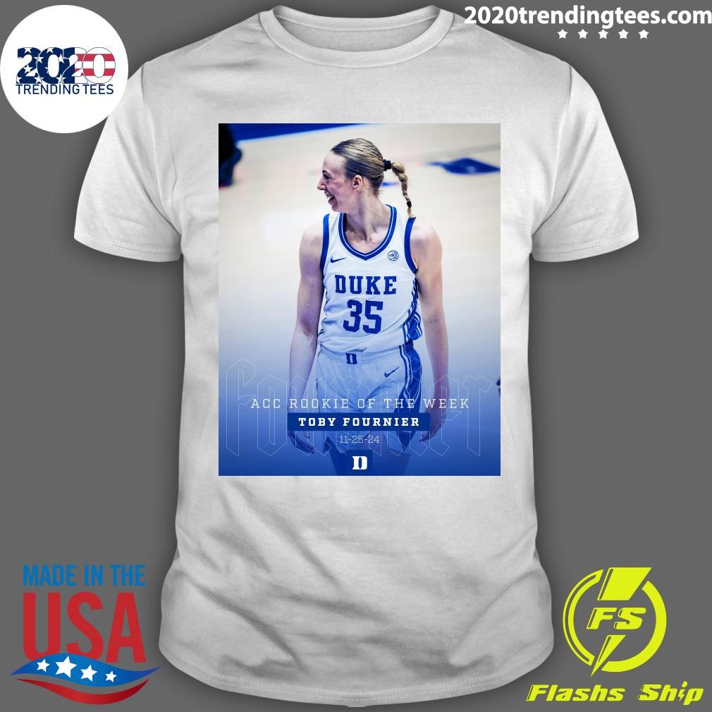 Official Toby Fournier Named Acc Rookie Of The Week Toby Fournier 11-25-24 T-shirt