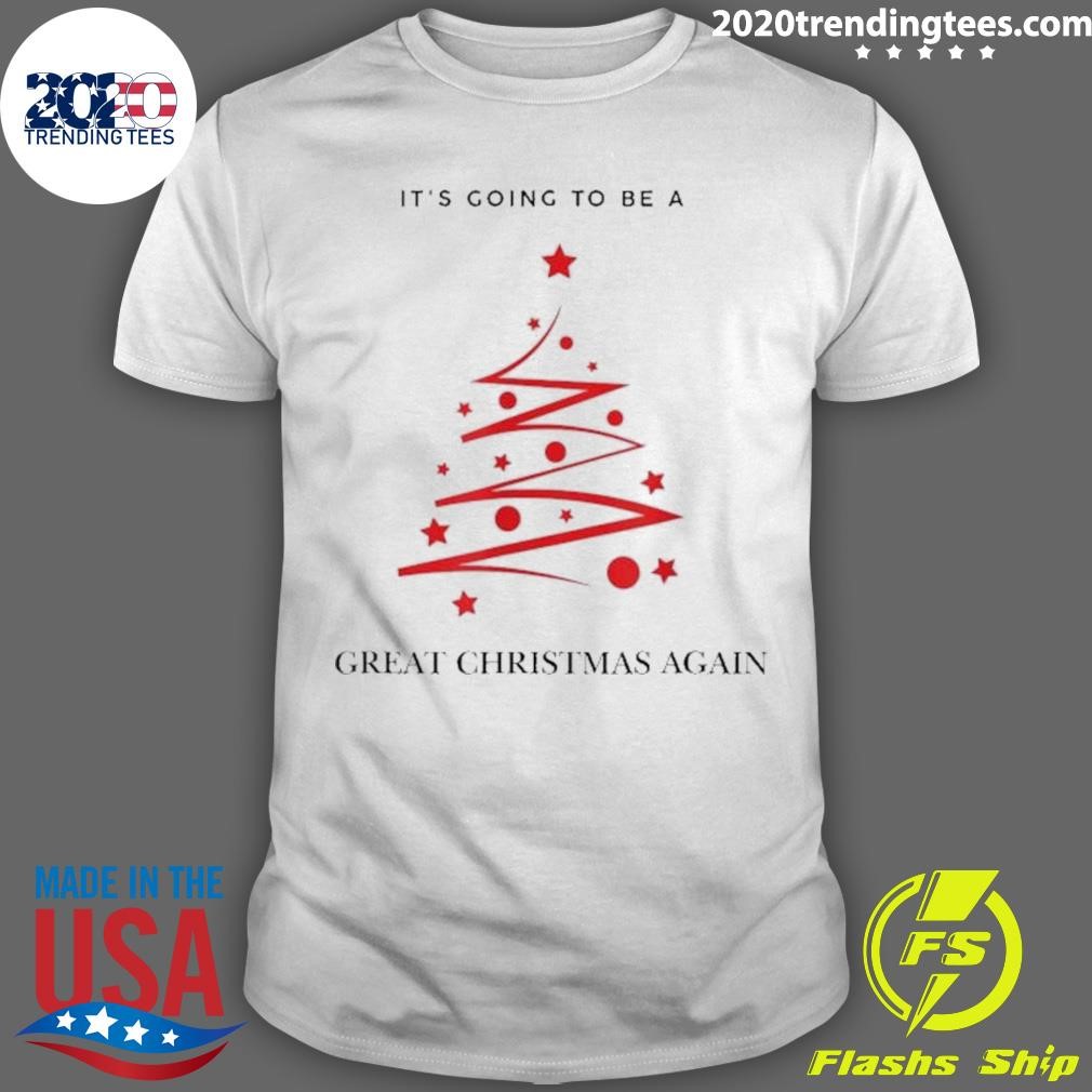 Official Trump It’s Going To Be Great Christmas Again 2024 T-Shirt