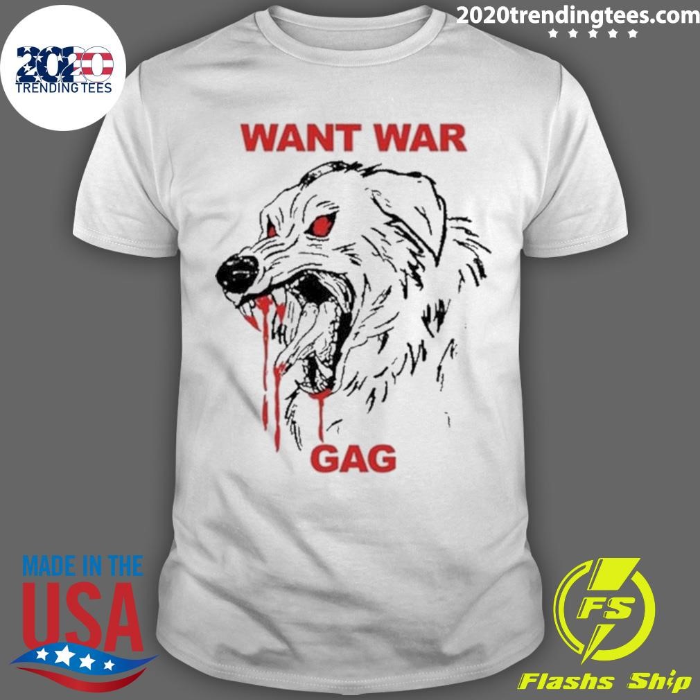 Official Want War Gag T-shirt