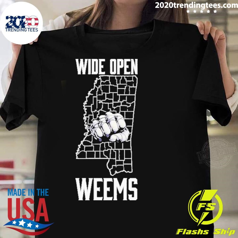 Official Wide Open Weems T-shirt