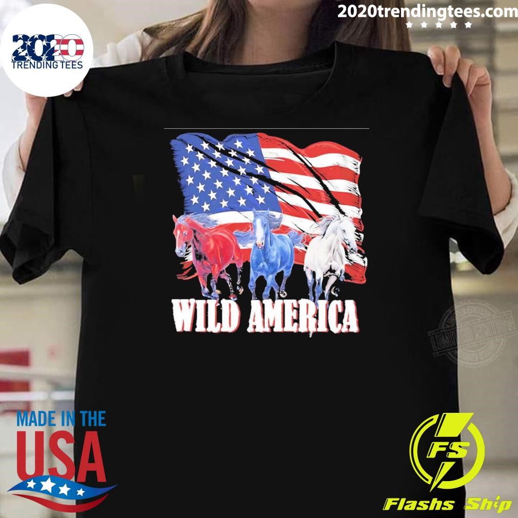 Official Wild America Horses T-shirt