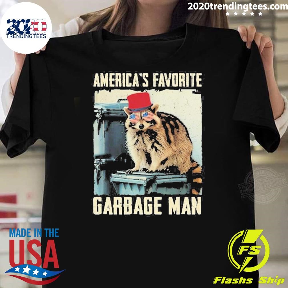 Original America’s Favorite Garbage Man Squirrel T-shirt