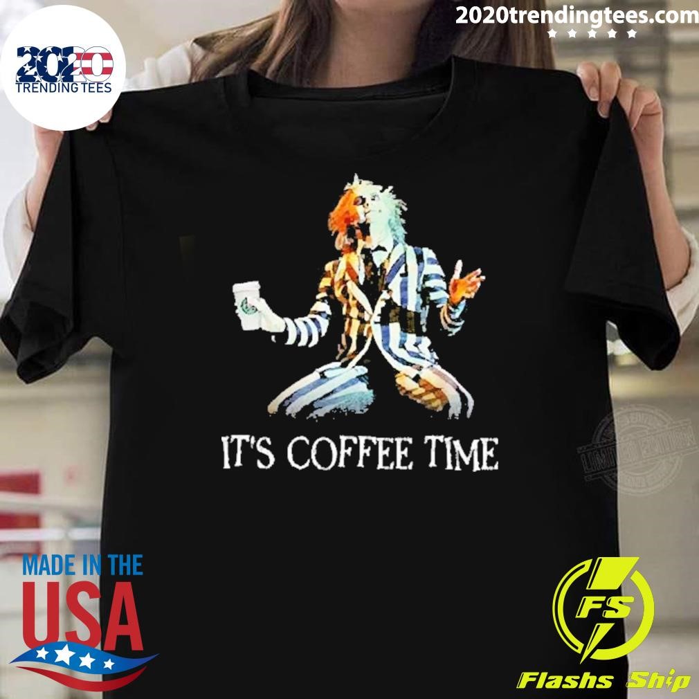 Original Beetlejuice It’s Coffee Time 2024 T-shirt