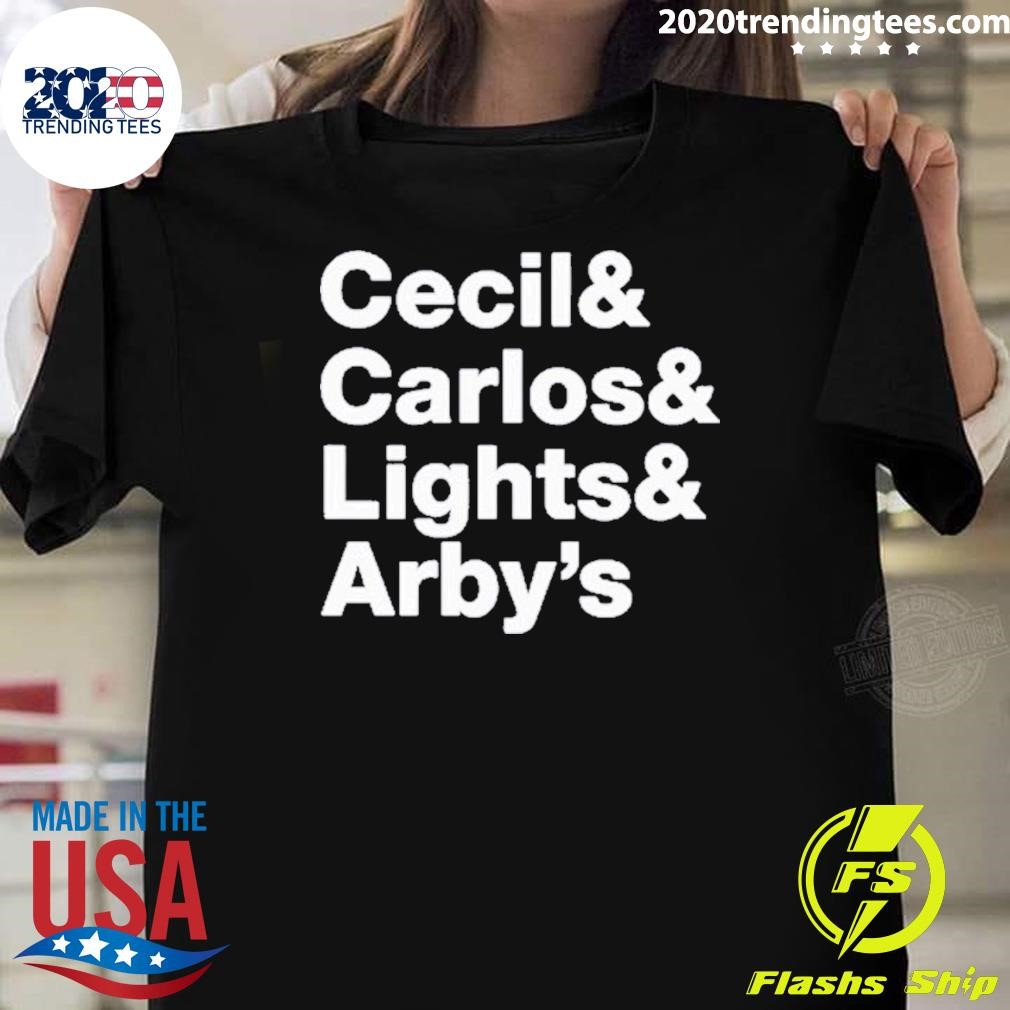 Original Cecil& Carlos& Lights& Arby’s T-shirt