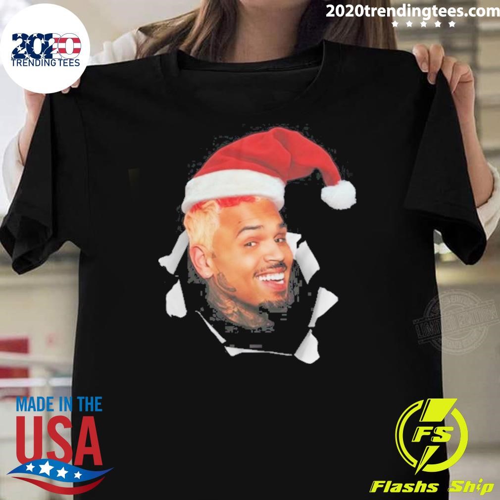 Original Chris Brown It'S Giving Christmas Sweater T-Shirt