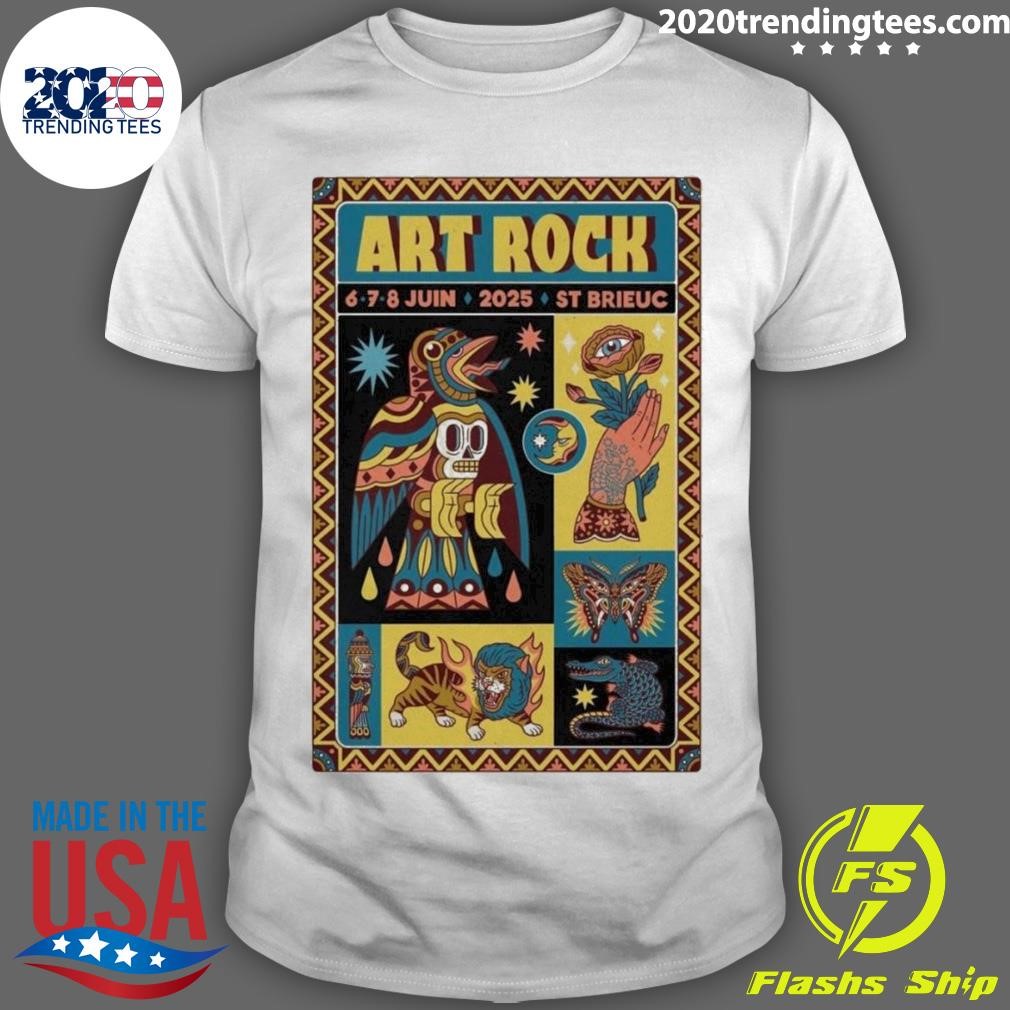 Original Festival Art Rock ST Brieuc Bretagne France Jun 6-8 2025 T-Shirt